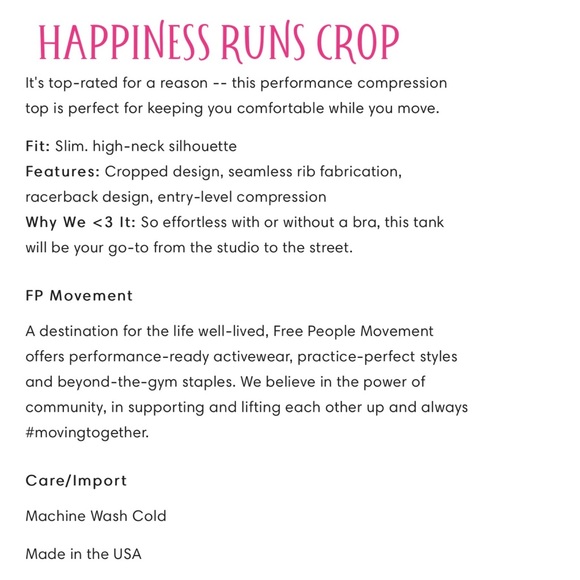 Free People Happiness Runs Crop Top Set - Picture 3 of 8